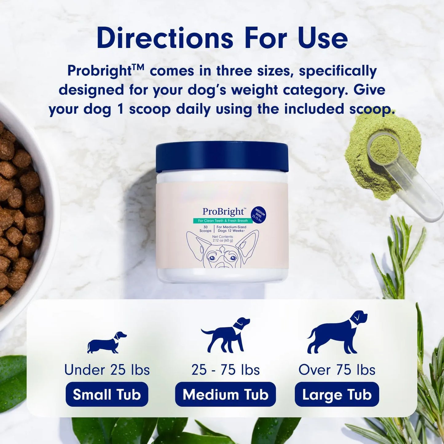 MaxBright® | Dental Powder for Dogs and Cats